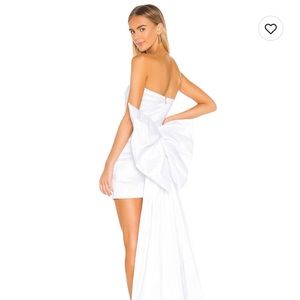 Adore 2way dress - white w detachable bow , brand NWT